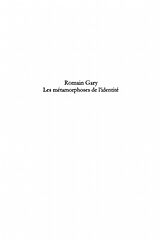 E-Book (pdf) Romain gary - les metamorphoses de l'identite von Zegout Abder