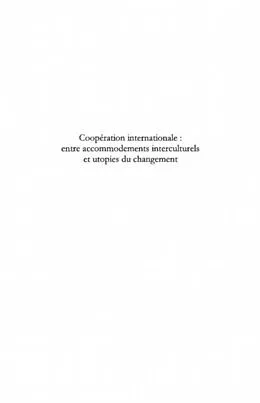 E-Book (pdf) Cooperation internationale : entre accommodements intercultu von Bernard Balas