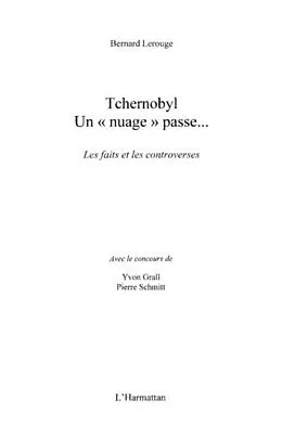 E-Book (pdf) Tchernobyl, un &quote;nuage&quote; passe... - les faits et les controver von Bernard Lerouge