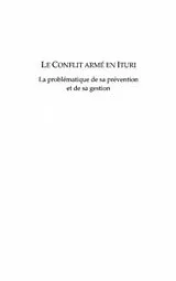 PDF Le conflit arme en ituri (rdc) - la problematique de sa prev von Cheikh Mouhamadou Diop
