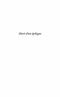 E-Book (pdf) Desir d'un epilogue - recit von Claire Mercier