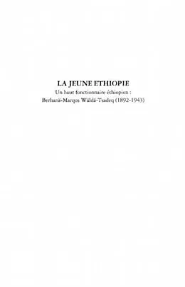 E-Book (pdf) La jeune ethiopie - un haut-fonctionnaire ethiopien - berhan von Mickael Bethe Selassie