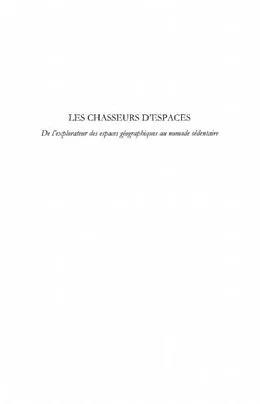 PDF Les chasseurs d'espaces - de l'explorateur des espaces geogr von Thomas Lindemann
