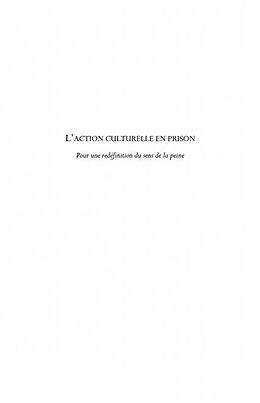 eBook (pdf) L'action culturelle en prison - pour une redefinition du sen de Florine Siganos