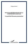 E-Book (pdf) Syntaxe referentielle de la composition lexicale von Philippe Barbaud