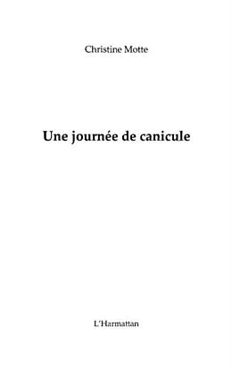 E-Book (pdf) Une journee de canicule von Christine Motte