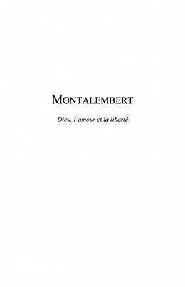 E-Book (pdf) Montalembert - dieu, l'amour et la liberte von Madeleine Lassere