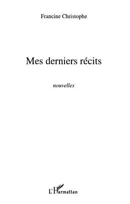 E-Book (pdf) Mes derniers recits von Francine Christophe