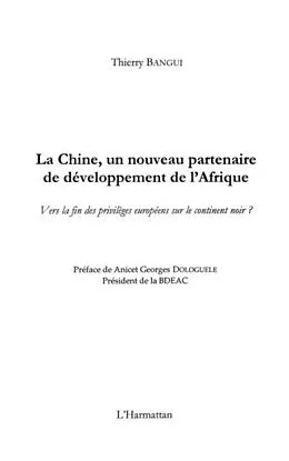 E-Book (pdf) La chine, un nouveau partenaire de developpement de l'afriqu von Thierry Banqui