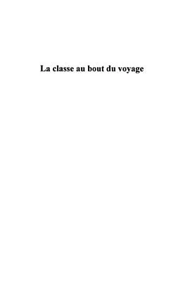 E-Book (pdf) La classe au bout du voyage - le quotidien de jeunes migrant von Nadine Croguennec
