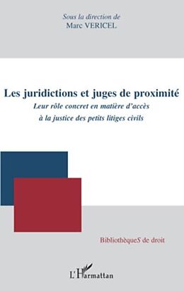 E-Book (pdf) Les juridictions et juges de proximite - leur role concret e von Bertrand Du Chambon