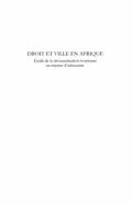 E-Book (pdf) Droit et ville en afrique - etude de la decentralisation ivo von Nadine Croguennec