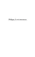 E-Book (pdf) Philippe, le Roi amoureux von Philippe Casassus