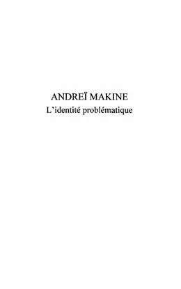 E-Book (pdf) Andrei Makine von Agata Sylwestrzak-Wszelaki