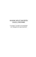 E-Book (pdf) Handicaps et societes dans l'histoire von Franck Collard