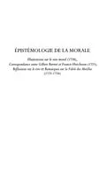 E-Book (pdf) Epistemologie de la morale - illustrations sur le sens moral von Myriam Kissel