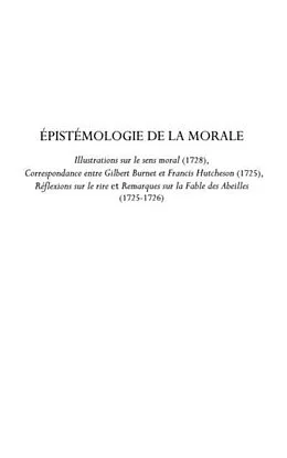 E-Book (pdf) Epistemologie de la morale - illustrations sur le sens moral von Myriam Kissel