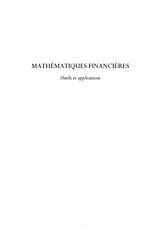 E-Book (pdf) Mathematiques financiEres - outils et applications - 100 exe von Jean-Jacques Weisbuch