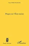 E-Book (pdf) Propos sur l'Etat-nation von Rene Toko Ngalani