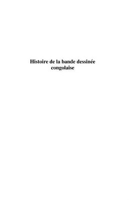 E-Book (pdf) Histoire de la bd congolaise von Christophe Cassiau-Haurie
