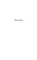 E-Book (pdf) Dits de divan - notions de psychanalyse illustrees d'extrait von Valerie Blanco