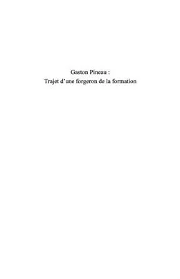PDF Gaston pineau : trajet d'un forgeron de la formation - regar von Christine Abels-Eber