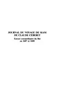 E-Book (pdf) Etude historique et critique du journal du voyage de Siam de von Jacq-Hergoualc'H