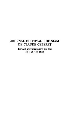 E-Book (pdf) Etude historique et critique du journal du voyage de Siam de von Jacq-Hergoualc'H