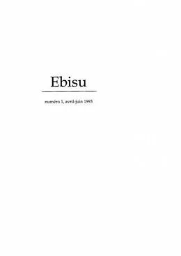 E-Book (pdf) Ebisu 1 von Collectif