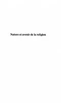 E-Book (pdf) Nature et avenir de la religion von Benjamin Roger