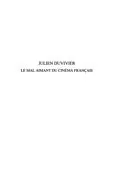 E-Book (pdf) JULIEN DUVIVIER LE MAL AIMANT DU CINEMA FRANCAIS von Eric Bonnefille