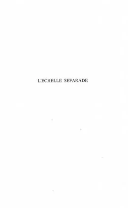 E-Book (pdf) L'echelle sefarade von Bensoussan Albert