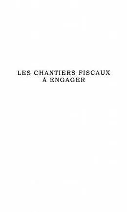 E-Book (pdf) LES CHANTIERS FISCAUX A ENGAGER von Lambert Thierry