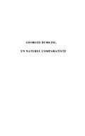 E-Book (pdf) Georges dumezil un naturel comparatiste von Poitevin Michel