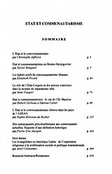 eBook (pdf) Etat et communautarisme de Collectif
