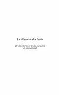 E-Book (pdf) Hierarchie des droits interneset droits von Berramdane Abdelkhaleq