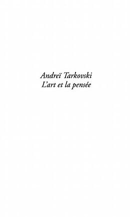 E-Book (pdf) Andrei Tarkovski, l'art et lapensee von Luca Governatori