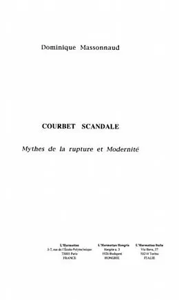 E-Book (pdf) Courbet scandale von Massonnaud Dominique