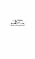E-Book (pdf) Evolutions de la documentation von Frisch Muriel