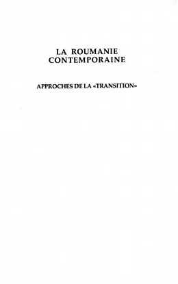 E-Book (pdf) La Roumanie contemporaine von Nicolas Pelissier