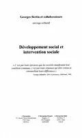 E-Book (pdf) Developpement local et intervention sociale von Georges Bertin