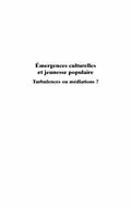 E-Book (pdf) Emergences culturelles et jeunesse popul von Manuel Boucher