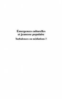 E-Book (pdf) Emergences culturelles et jeunesse popul von Manuel Boucher