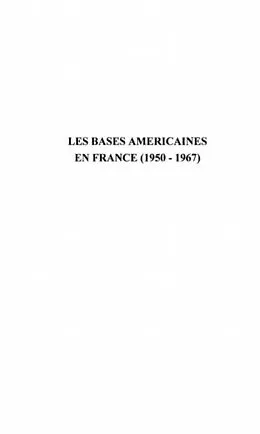 E-Book (pdf) Les bases americaines en France von Pottier Olivier