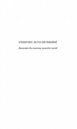 E-Book (pdf) Individu auto-determine von Jonas Irene