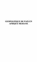 E-Book (pdf) Geopolitique de paix en afrique mediane von Tshiyembe Mwayila