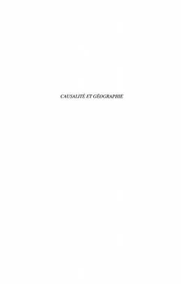 E-Book (pdf) Causalite et geographie von Claval Paul