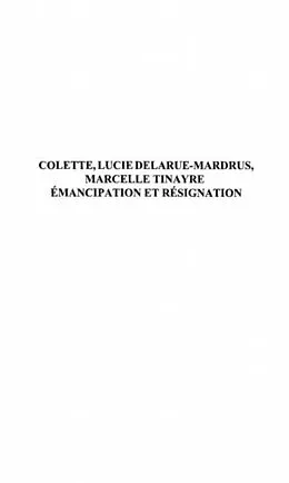 E-Book (pdf) Colette lucie delarue-mardrus marcelle tinayre von E. Collado Melanie