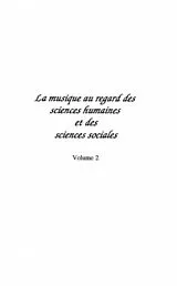 PDF La musique au regard des sciences humaines et des sciences s von Collectif