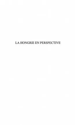 E-Book (pdf) La Hongrie en perspective von Reuss Conrad